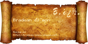 Bradean Ámon névjegykártya